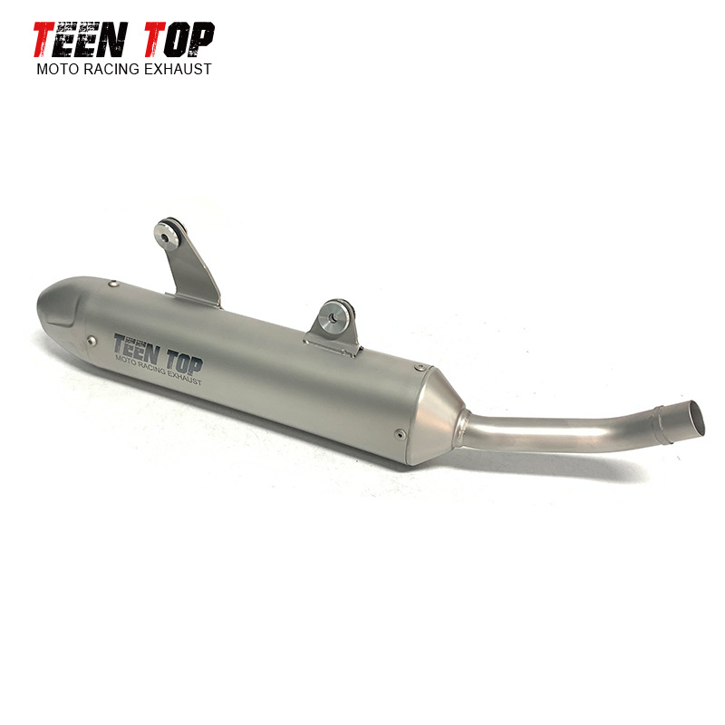 Suitable for Yamaha YZ125 YZ125X stainless steel full exhaust pipe for YZ125 two-stroke motorcycle 2022 model