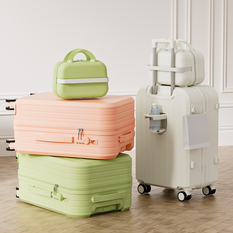 New Style Fresh and Fashionable Multifunctional Luggage Suitcase for Women, Student Travel Suitcase with Silent Wheels and Combination Lock New Style Fresh and Fashionable Multifunctional Luggage Suitcase for Women, Student Travel Suitcase with Silent Wheels and Combination Lock