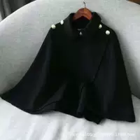 Плащ-тренч, демисезонное пальто, короткое шерстяное пальто, для подростков, свободный крой