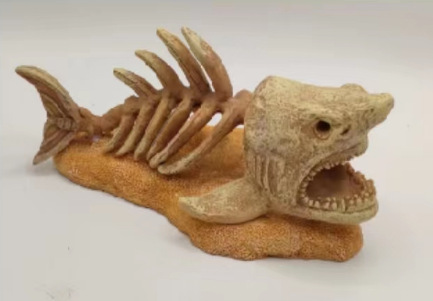 Бежевая акула кость 17*8*8