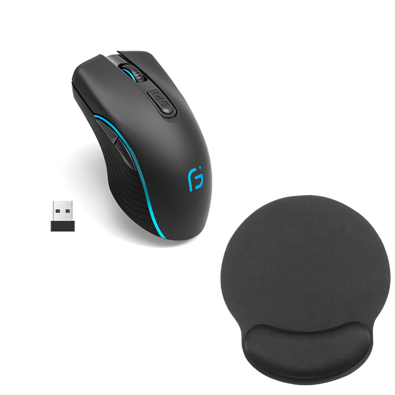 Ratón Bluetooth inalámbrico, computadora de escritorio portátil de modo dual, juego silencioso, lugar de oficina, generación