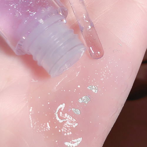 Cappuvini Marshmallow Lip Gloss Lip Balm Glass Transparent Lip Oil Moisturizing Moisture Glossy Lip Glaze Lipstick