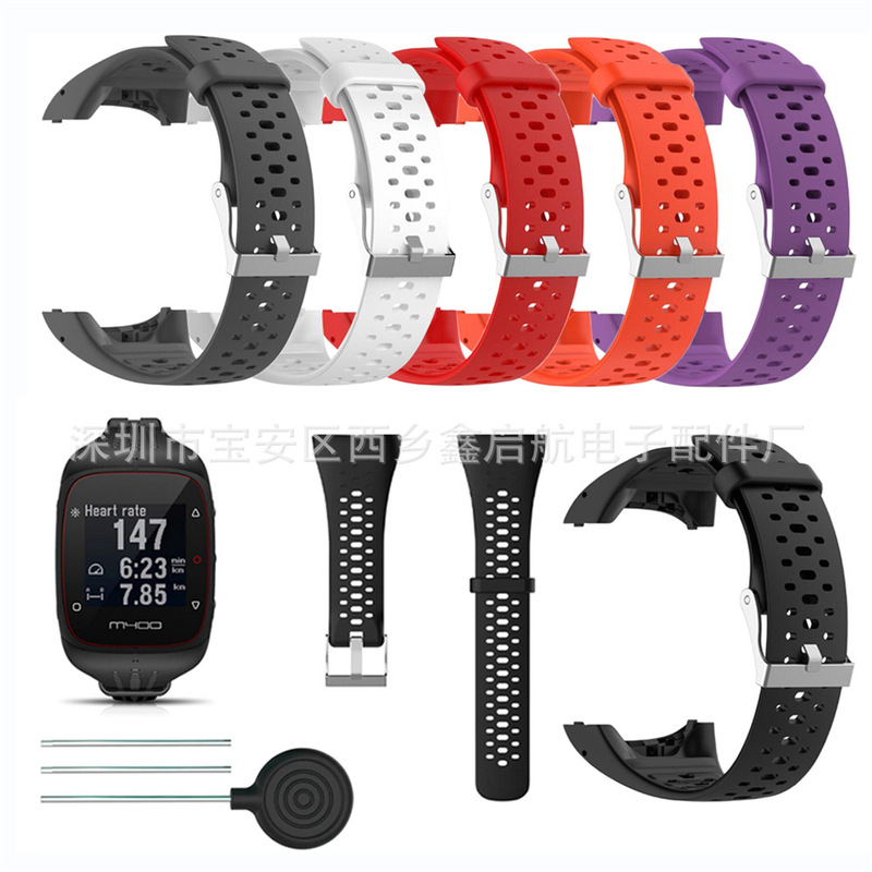 For Boneng M430 strap polar Boneng m400 silicone strap smart watch replacement wristband in stock