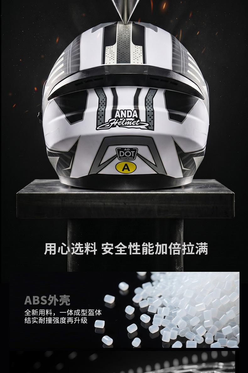 Ad Electric Motorcycle Helmet 3C Certified Men's and Women's Motorcycle Riding Half Helmet Breathable All-Season Safety Helmet