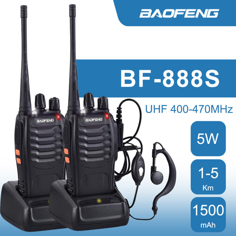 Baofeng BF-888s walkie-talkie muy alta frecuencia 400-470MHz Comercio exterior Exportación bidireccional walkie-talkie baofeng 888S