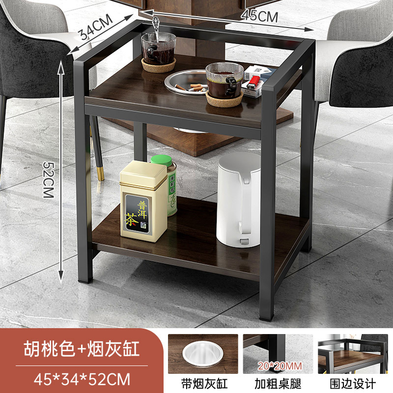 Mesa de Mahjong pequeño estante de almacenamiento lateral mesa de té soporte de ajedrez y sala de cartas mesa de té especial portátil