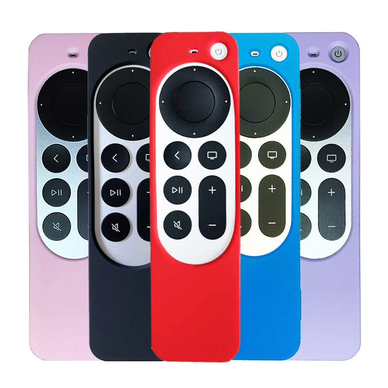 Aplicable a Apple AppleTV6 control remoto cubierta protectora nueva Apple 4K TV superior cubierta protectora de silicona líquida