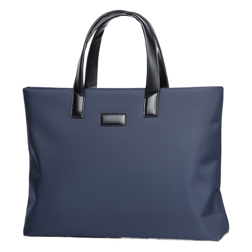 Nuevos hombres ligero bolso de la computadora portátil bolsa de archivos de gran capacidad de negocios maletín imprimible logo bolsa al por mayor