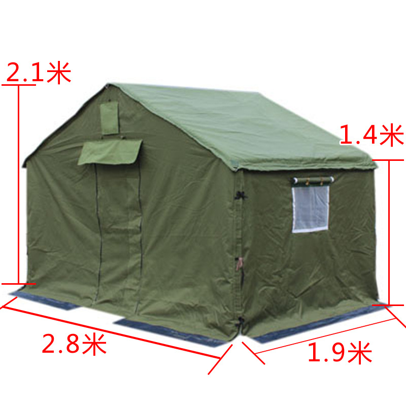 Ingeniería de campo sitio de construcción alivio de desastres lienzo comando de emergencia civil al aire libre engrosada cálida tienda viva a prueba de lluvia