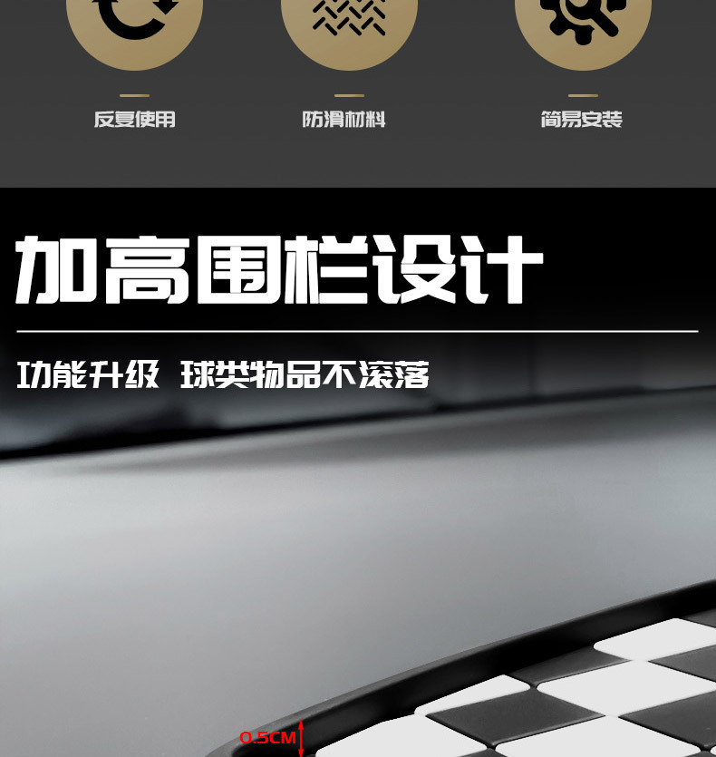 Anti-slip mat car car ornaments car storage mat car central control instrument panel mobile phone fixing high temperature resistance
