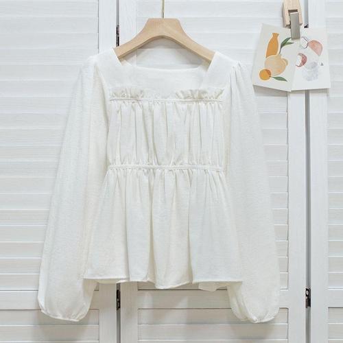 Large Size Spring Unisex Unique Stylish Top Fat Women Slimming Hiding Fat Hiding Stomach Fashion Street French Collar Women Trendy