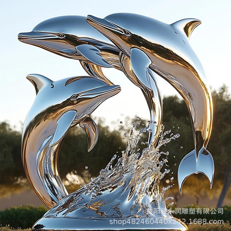 グラスファイバークジラスプラッシュ彫刻ステンレス鋼カスタムクリエイティブウォーターフィールドホテル玄関海洋動物装飾品|undefined