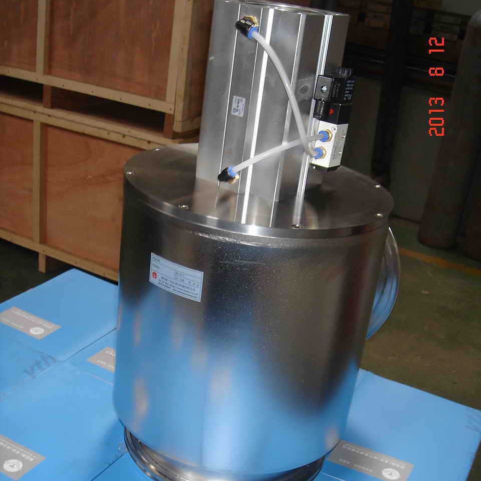 GDQ-J63高真空气动挡板阀 真空气动角阀 真空阀门带反馈304不锈钢