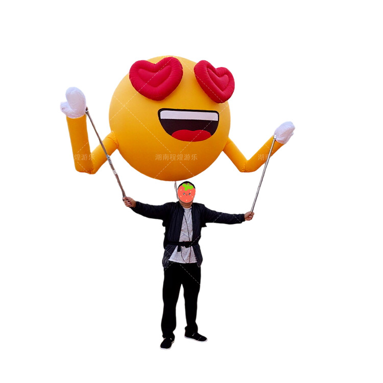 Muñeco Inflable de Emoji Interactivo para Eventos y Centros Comerciales
