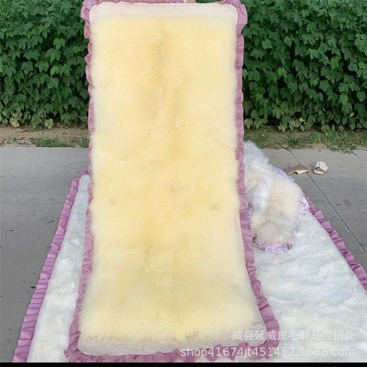 Оптовая мех один длинный шерстяной матрас влагостойкий теплый шерстяной матрас для односпальной кровати