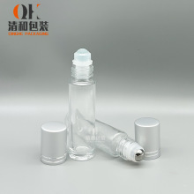 清和现货透明走珠瓶滚珠瓶精油瓶10ml电化铝盖子内塞吹瓶化妆品瓶