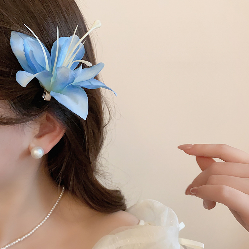 23#Duckbill clip-blue