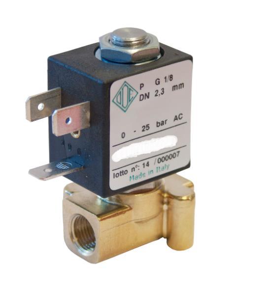 意大利ODE电磁阀直动式二位二通常闭电磁阀21JN1R0V20 21JN1R0V23