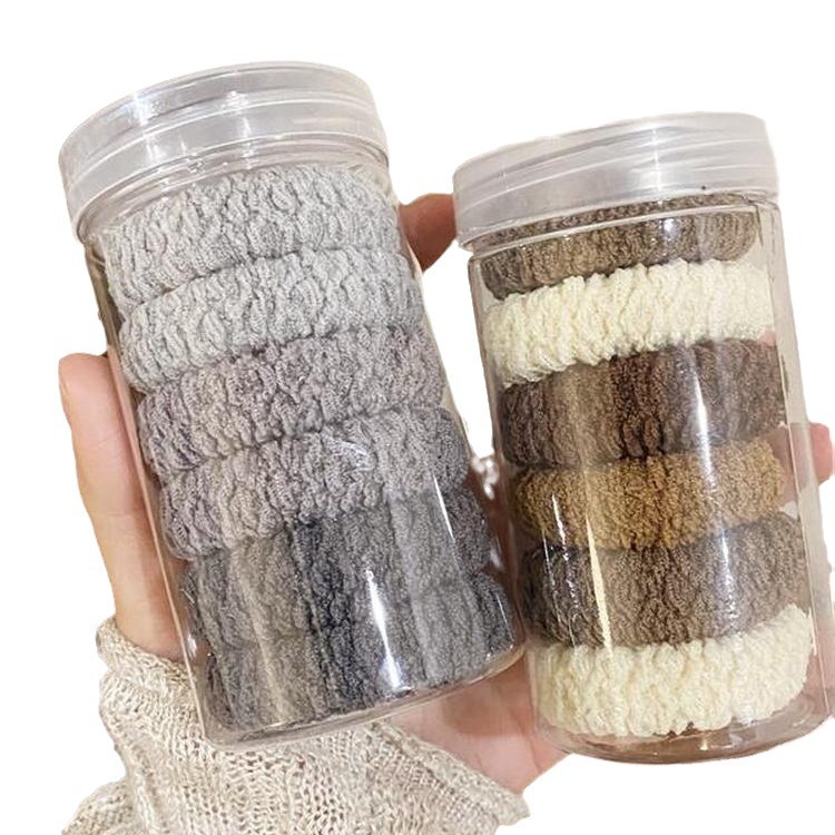 Nueva cubierta de cuero accesorios para el cabello ensanchado espesado lazo del pelo banda de goma banda de pelo cuerda de pelo Cola de Caballo de alta elástica cuerda de pelo durable