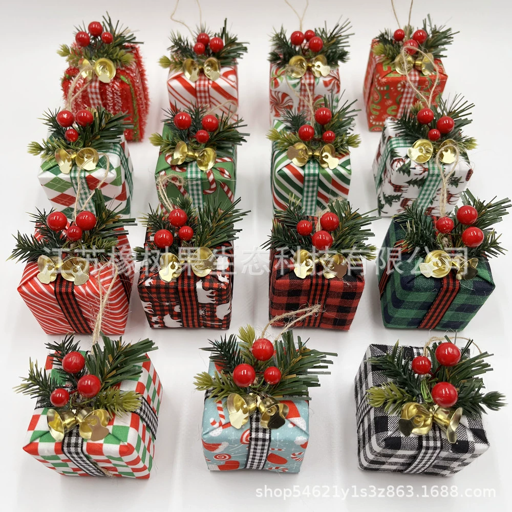 Трансграничные новые продукты Рождественская ткань Украшение Подарочная сумка Украшение торгового центра Платье Фестивальные принадлежности
