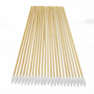 6inch Cotton Swab Bamboo Handle Pointed Cleaning Stick Jewelry Ceramic Electronic Product Industrial Equipment Cleaning Swab Wholesale