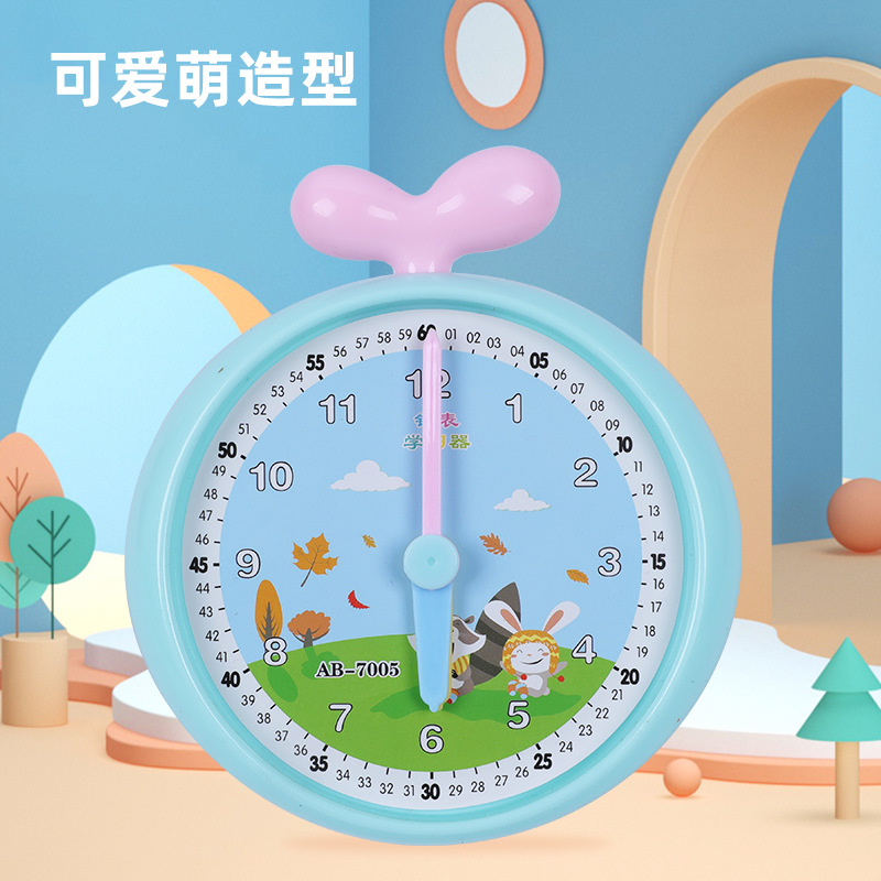Wholesale clock teaching aids for children to know time and clock learning aids for first and second grade primary school students clock model learning aids