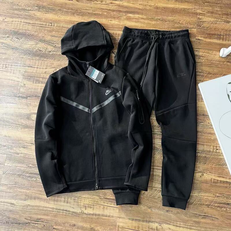 Cross-border foreign trade spring and autumn N K men's and women's sports suits, hook tech fleece series Windrunner jacket Cross-border foreign trade spring and autumn N K men's and women's sports suits, hook tech fleece series Windrunner jacket