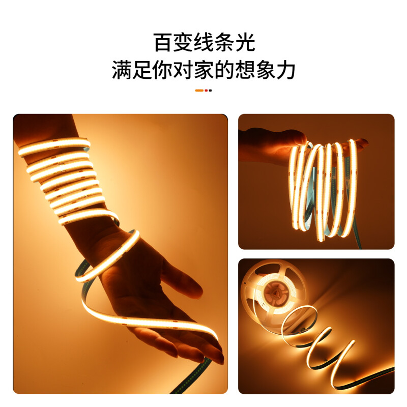 Correa de luz de bajo voltaje de 24v sin soldadura tira de luz suave led techo de gabinete de cocina lámpara lineal súper brillante impermeable