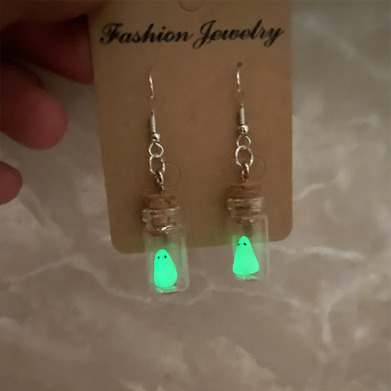 Bottle Pattern Women's Gender 1 Pair Simple Style Bottle Patchwork Soft Clay Drop Earrings