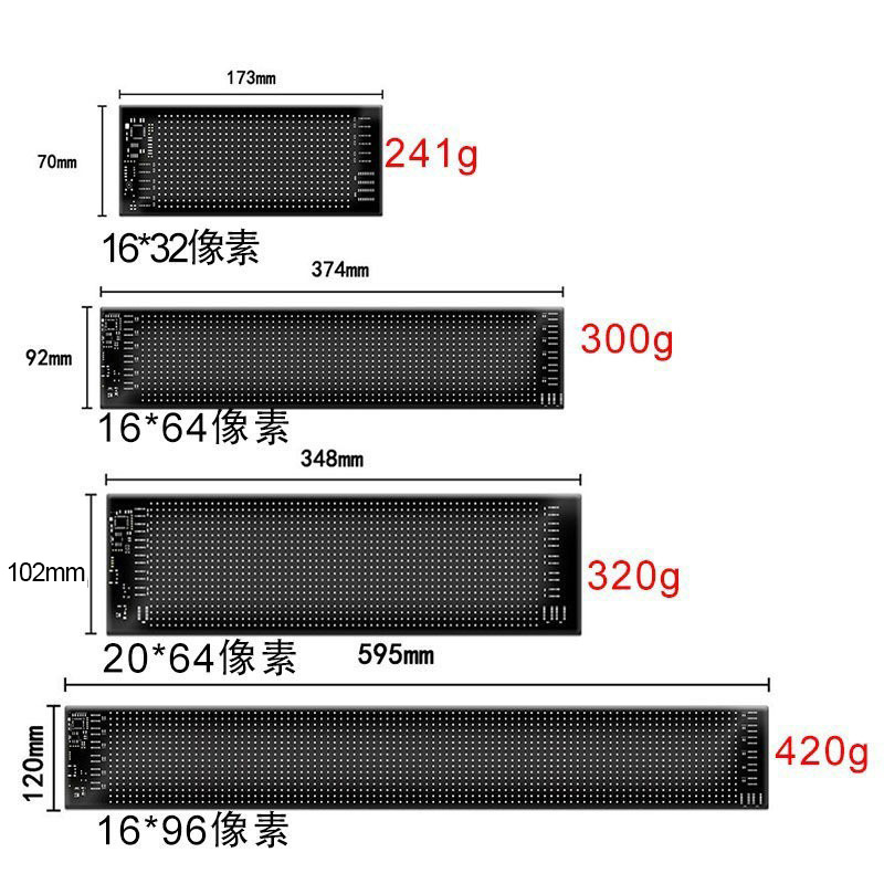 LED coche pantalla suave usb coche pantalla de publicidad flexible APP ventana bluetooth cristal ojo del diablo pantalla