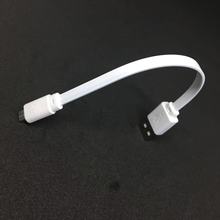 安卓20cm扁线充电线usb配机线V8面条线数据线 短线 现货 厂家批发