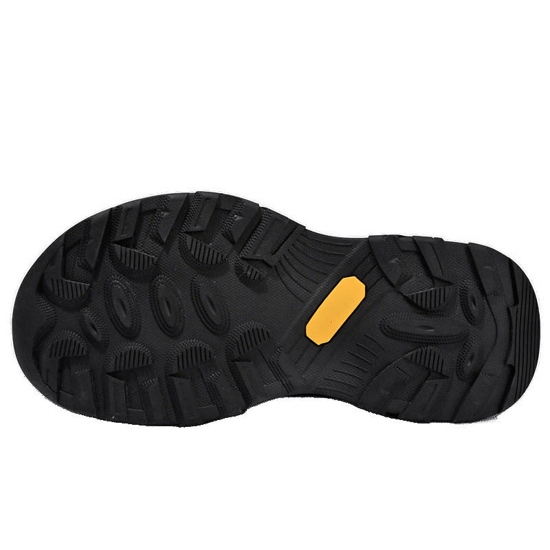 Sandalias ropa exterior de los hombres verano nuevos zapatos de playa de malla transpirable hueca suela suave Baotou zapatos casuales al aire libre antideslizantes