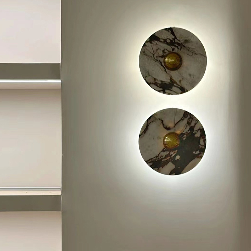 Francés italiano lámpara de pared de cama de diseño de alto nivel sala de estar pasillo de fondo pared de atmósfera lámparas
