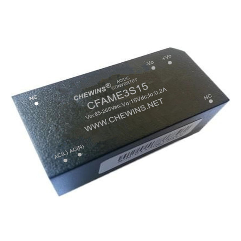 AC-DC电源模块85-265V输入220V转15V 3W单路输出高效率CFAME3S15