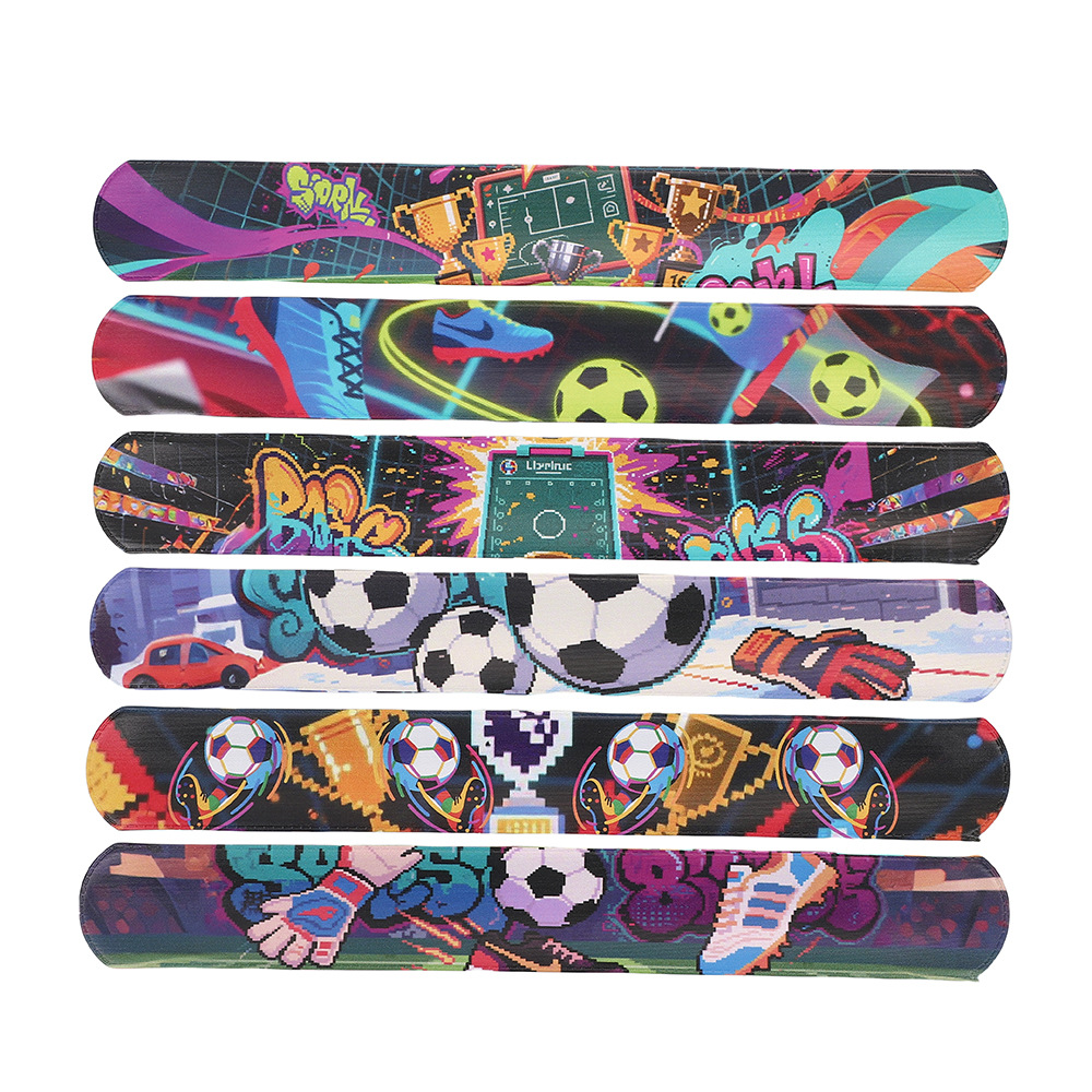 25 Copa del mundo de fútbol, anillo de palmaditas de PVC, anillo de palmaditas de fútbol, pulsera de música de palmaditas de fútbol