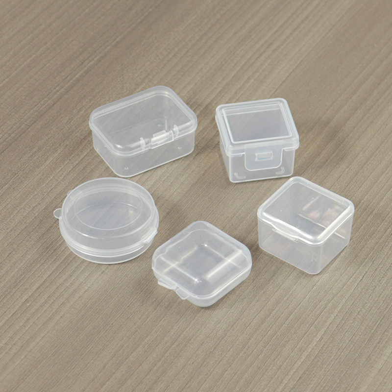 Cross-border Small Item Packaging Box Earplugs Transparent Plastic Doll Small Product Parts Box Jewelry Fishing Gear Storage Box