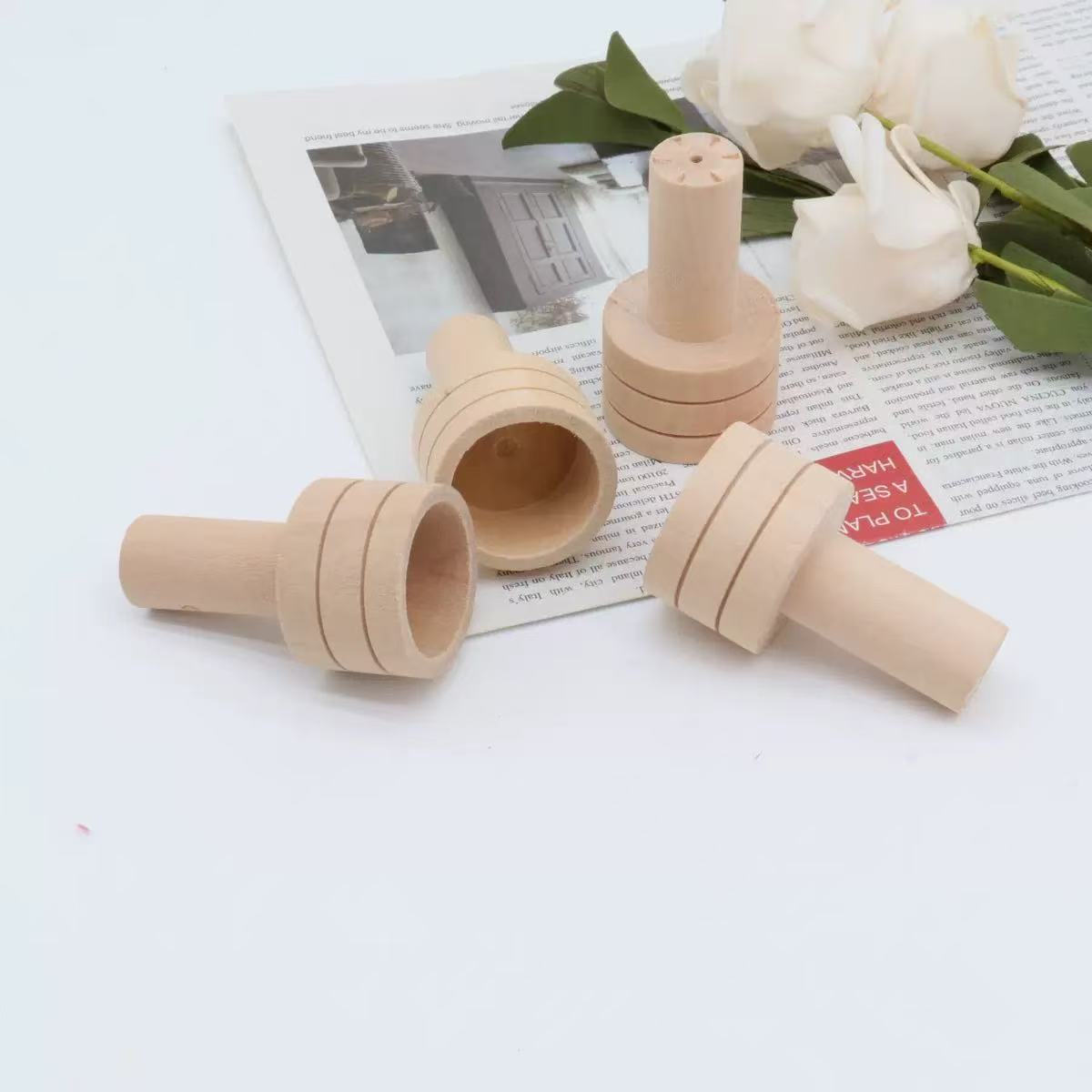 厂家直销艾条灭火帽灭火器  实木质加厚艾条艾柱灭火器艾条底座配