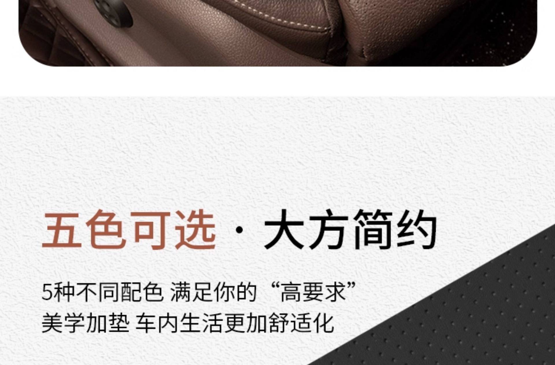 High-end Nappa leather car seat cushion, universal for all seasons, single-piece ventilated breathable seat protector, summer cooling pad