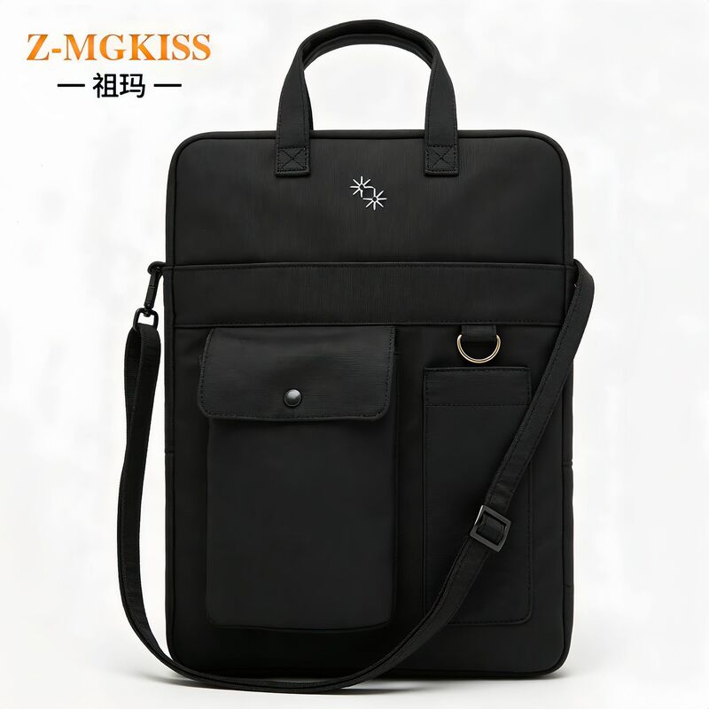 Cross-Border Popular 15inch Laptop Bag for Men and Women, Work Clothing, Business Trip, Travel Shoulder Crossbody Handbag