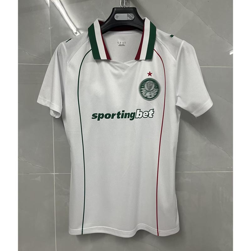 Camiseta de Fútbol del Palmeiras de Poliéster Personalizable y Manga Corta para Deportes