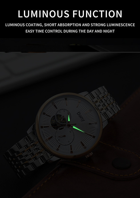 Men's Automatic Mechanical Watch With Double-sided Hollow Dial_voghion.com