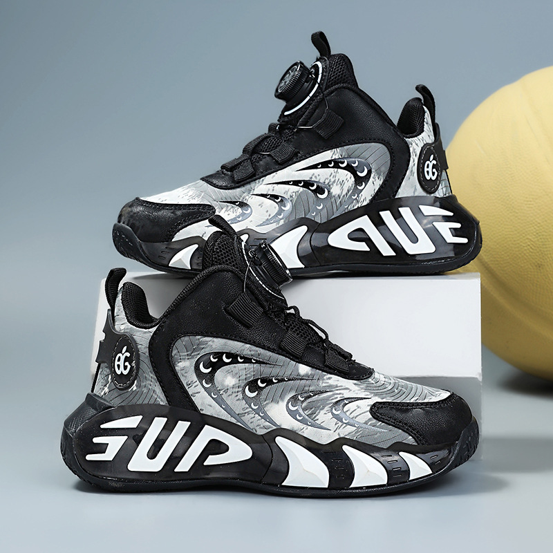 Zapatos infantiles de baloncesto para niños otoño y invierno nuevos zapatos de corrida para niñas con calzado de algodón caliente zapatos deportivos impermeables