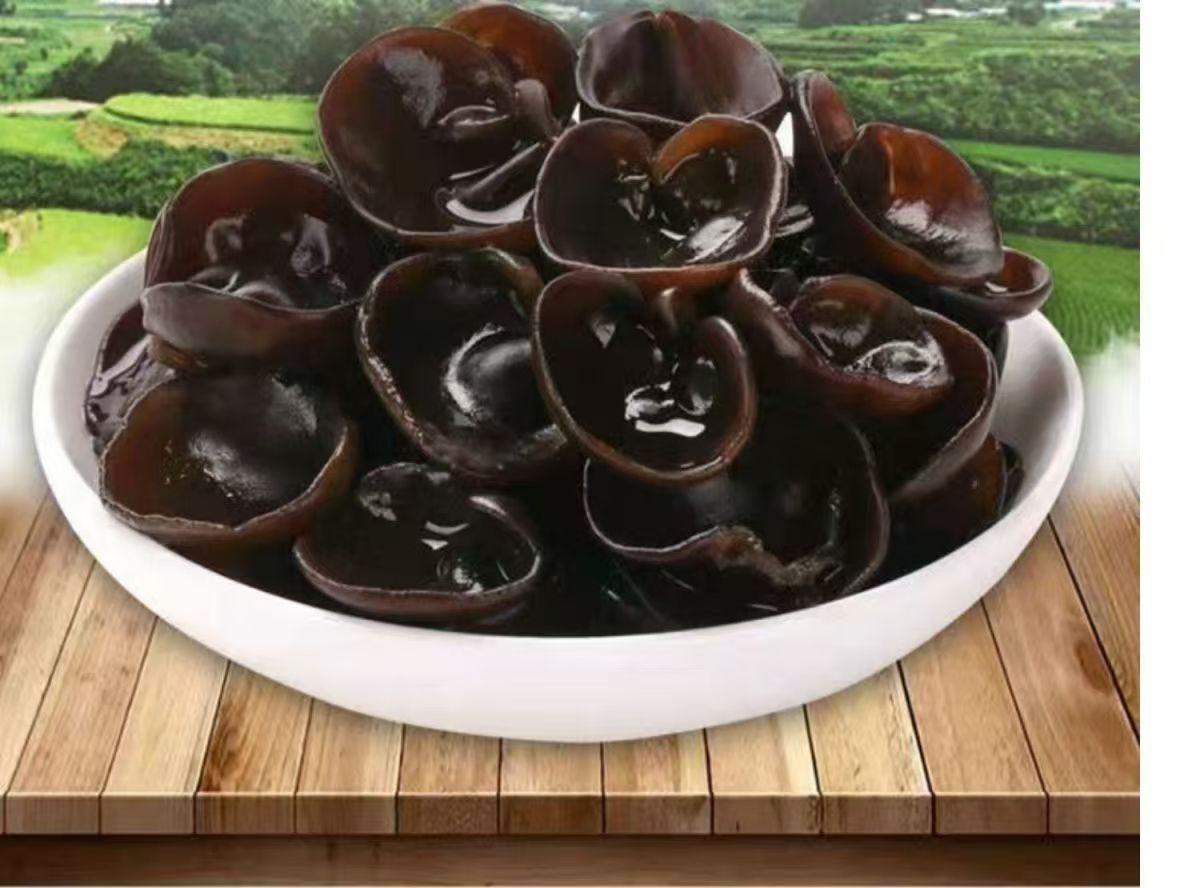 Dried Black Fungus Wood Ear Mushroom Hei Mu Er Auricularia auricula Thick Meaty Slices 500g for Home Cooking key features