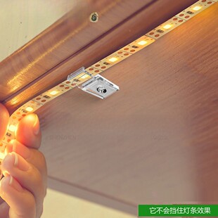 LED灯带固定扣卡槽灯具配件透明不遮光胶卡子10mm免打孔卡扣-阿里巴巴
