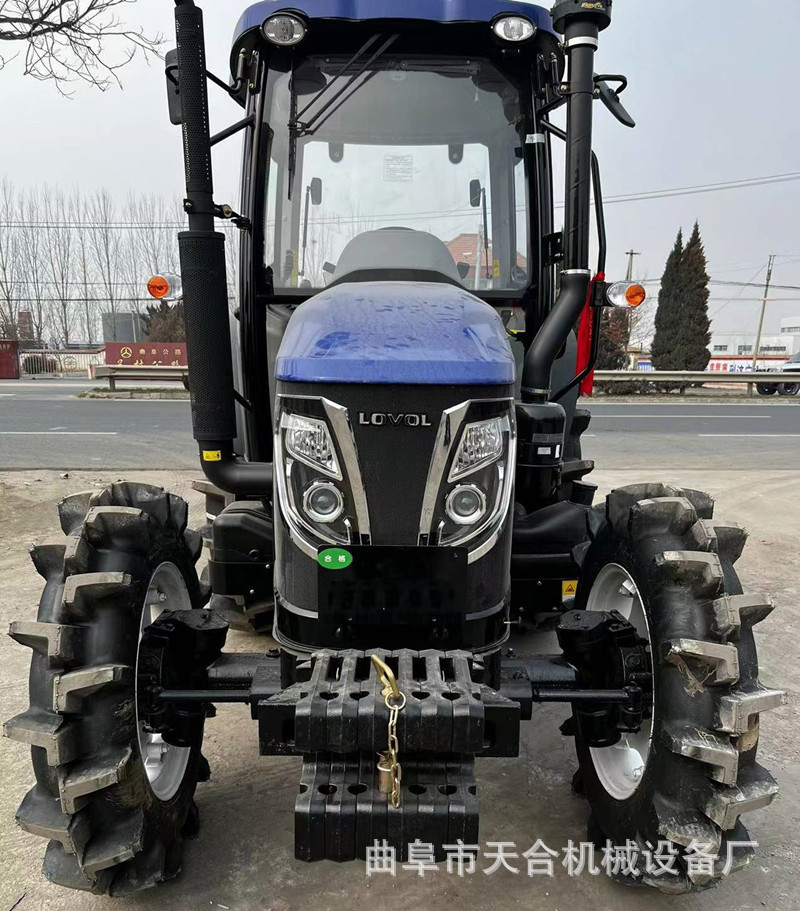 大棚王拖拉机 高配置四轮侧坐拖拉机加旋耕机 电起动雷沃904