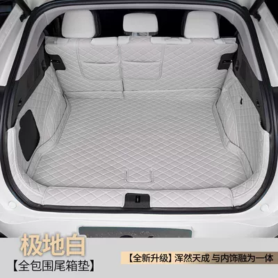 Suitable for Xpeng G6 – Trunk Mat - leather-style-polar-white-all-inclusive-6-piece-set-special-for-xiaopeng-g6