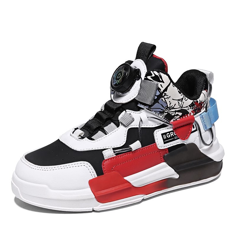 Basketbollskor för pojkar med vridlås för sport och aktivitet_voghion.com