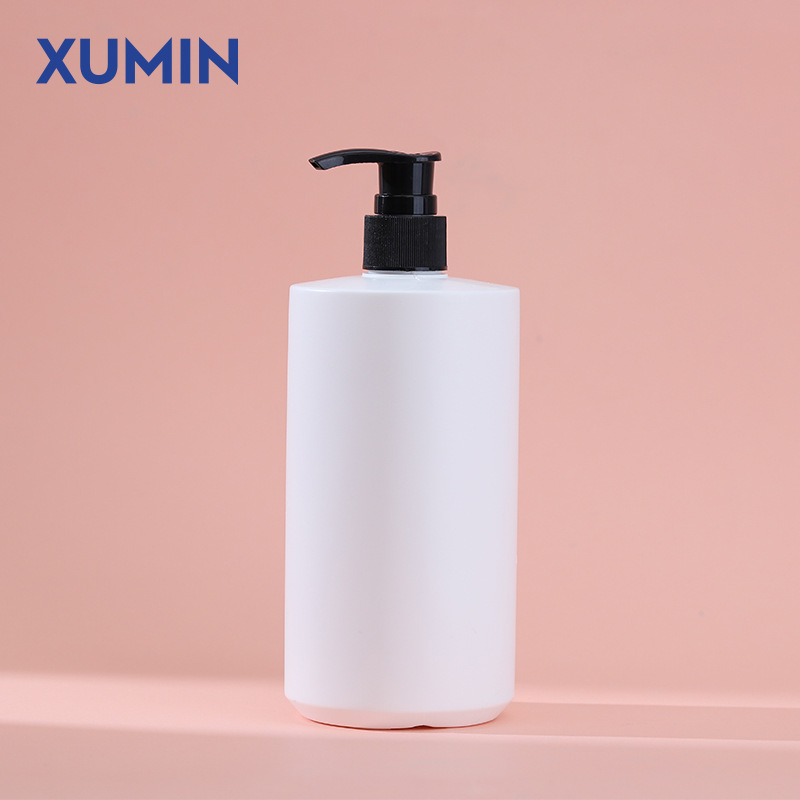 Nuevo producto PE peluche plástico botella de bomba de presión 100 - 200ml botella de emulsión blanco mat 300 - 500ml botella de champú
