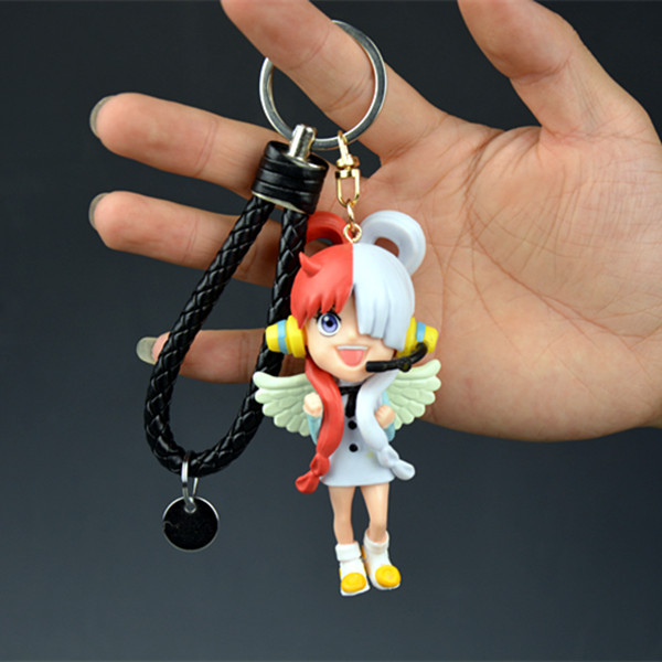 Una pieza hecha a mano Nica Luffy colgante periférico llavero grab máquina muñeca caja ciega TikTok adornos
