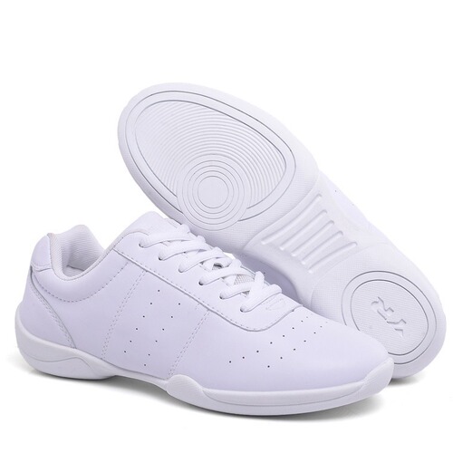 Yingrui Children's Competitive Aerobics Shoes White Cheerleading Shoes Women's Competition Fitness Training Shoes Dance Shoes Wholesale